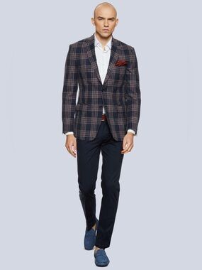 Lantier by Vistula Super Slim Plaid Blazer Sport Coat Men’s 40R EU 50 NWOT